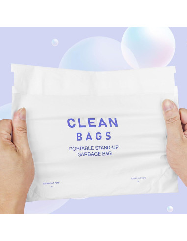 Bolsas de Basura Desechables Klyuqoz 60 Unidades 2.86L