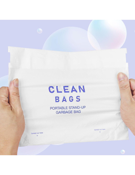 Bolsas de Basura Desechables Klyuqoz 60 Unidades 2.86L Bolsas de Basura Desechables Klyuqoz 60 Unidades 2.86L