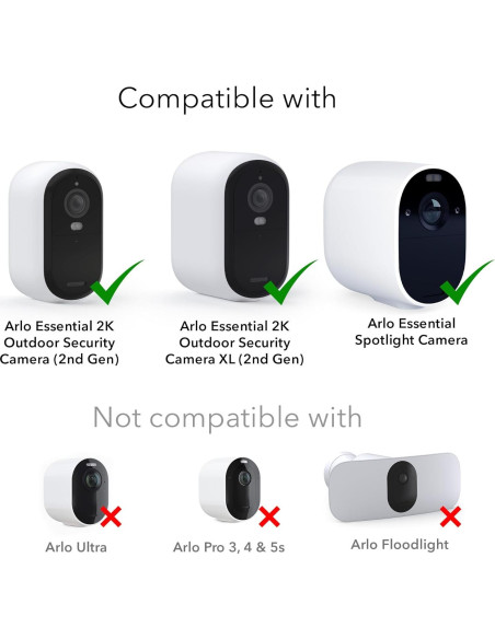 Panel Solar Wasserstein para Cámara Arlo Essential 2K Exterior Panel Solar Wasserstein para Cámara Arlo Essential 2K Exterior
