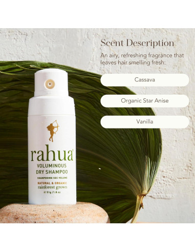 Champú Seco Voluminoso Rahua 53 g - Textura y Volumen Instantáneo