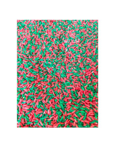 Relleno Sensorial Arroz de Colores Navidad RG - 4 Tazas