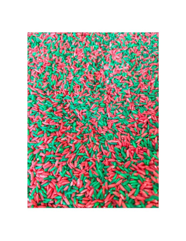 Relleno Sensorial Arroz de Colores Navidad RG - 4 Tazas