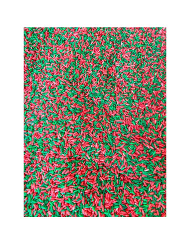 Relleno Sensorial Arroz de Colores Navidad RG - 4 Tazas