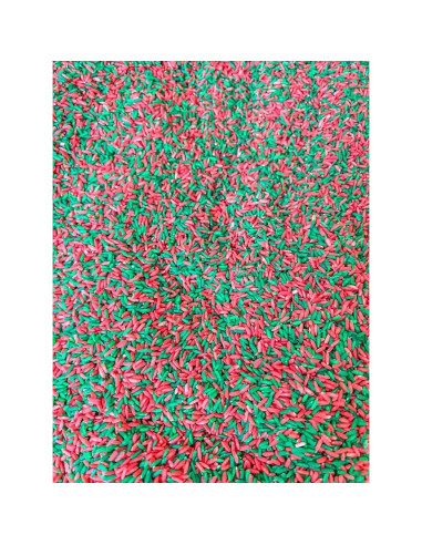 Relleno Sensorial Arroz de Colores Navidad RG - 4 Tazas