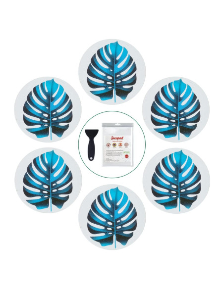 Pegatinas Antideslizantes Secopad para Bañera 10 PCS 15 cm Pegatinas Antideslizantes Secopad para Bañera 10 PCS 15 cm