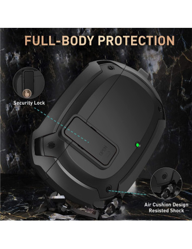 Funda Protectora OTOPO para Beats Studio Buds 2021/2023 - Negro