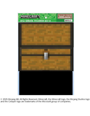 Caja de Almacenamiento Grande Minecraft para Cartas Coleccionables