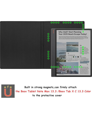 Funda Magnética GOVTVA para Boox Note Max/Tab X C 13.3"