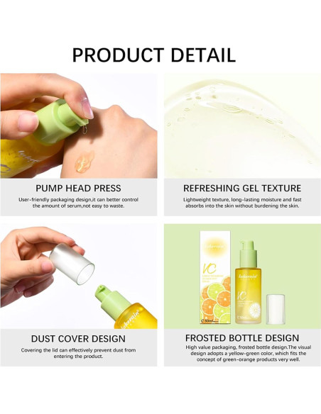 Sérum Facial de Vitamina C Mandarina Verde NICEFACE 50ml Sérum Facial de Vitamina C Mandarina Verde NICEFACE 50ml