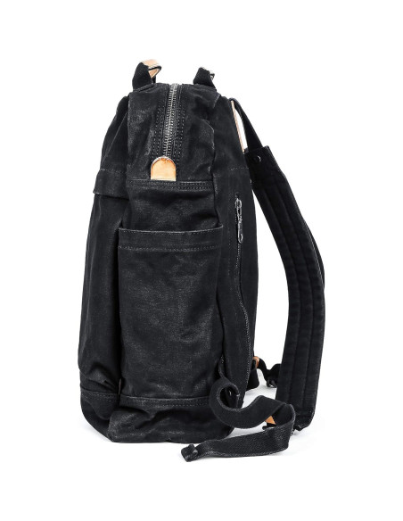 Mochila de Canvas Gootium G2001 Negra Vintage 18L Mochila de Canvas Gootium G2001 Negra Vintage 18L