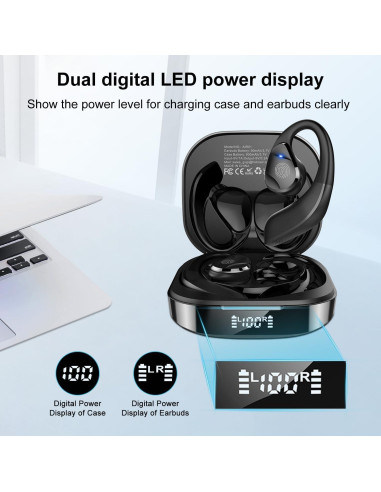 Auriculares Inalámbricos Golvery AIR01 Bluetooth 5.3 con Micrófono