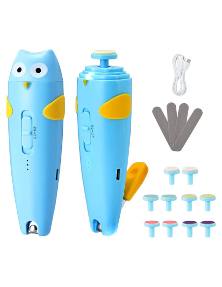 Cortador de Uñas Eléctrico Lictin 2 en 1 para Bebés con Luz Cortador de Uñas Eléctrico Lictin 2 en 1 para Bebés con Luz