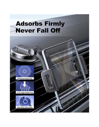 Soporte para Teléfono de Automóvil Xuenair 180 Ajustable