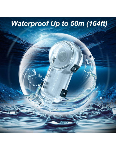 Funda de Buceo Invisible SRUIM para Insta360 X3 - Impermeable 50m Funda de Buceo Invisible SRUIM para Insta360 X3 - Impermeable 50m