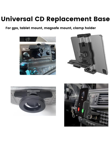 Soporte de Teléfono para Automóvil KRAJEWS CD 2024 Ajustable