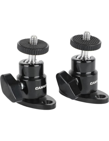 Cabezal Esférico Mini CAMVATE 1/4"-20 para Montaje en Techo Cabezal Esférico Mini CAMVATE 1/4"-20 para Montaje en Techo