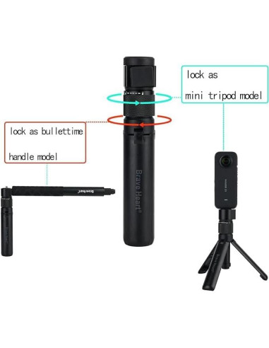 Trípode Plegable Bullet Time Qishang para Insta360 y DJI