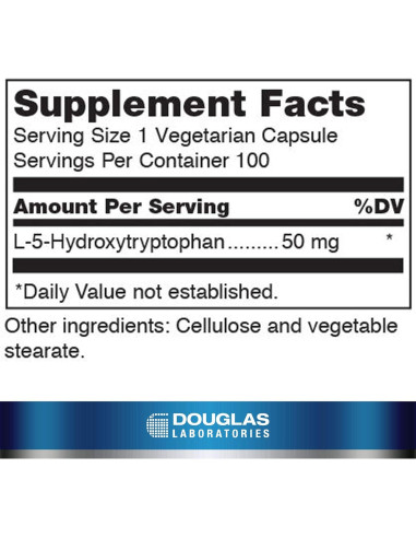 Suplemento 5-HTP Douglas Laboratories 50 mg - 100 Cápsulas