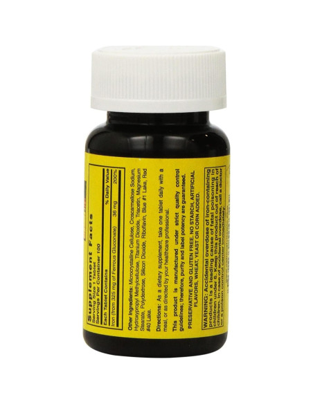Tabletas de Gluconato Ferroso Nature's Blend 324 mg - 200 Tabletas Tabletas de Gluconato Ferroso Nature's Blend 324 mg - 200 Tabletas