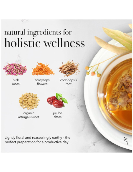 Té de Cordyceps y Rosa Qísane - 10 Sachets (30 Tazas) Té de Cordyceps y Rosa Qísane - 10 Sachets (30 Tazas)