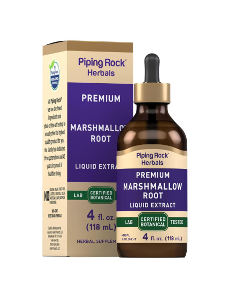 Extracto Líquido de Raíz de Malvavisco Piping Rock 118 ml Sin Alcohol Extracto Líquido de Raíz de Malvavisco Piping Rock 118 ml Sin Alcohol