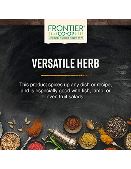 Hoja de Menta Verde Orgánica Frontier Co-op 42g - Sabor Fresco Hoja de Menta Verde Orgánica Frontier Co-op 42g - Sabor Fresco