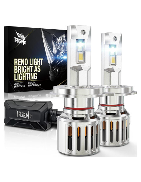 Bombillas de Niebla RENO H4 800% Brillo 430g Plug and Play - Pack de 2 Bombillas de Niebla RENO H4 800% Brillo 430g Plug and Play - Pack de 2