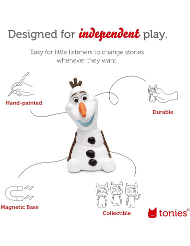 Figurita de audio Olaf Disney Frozen con 2 historias y canciones