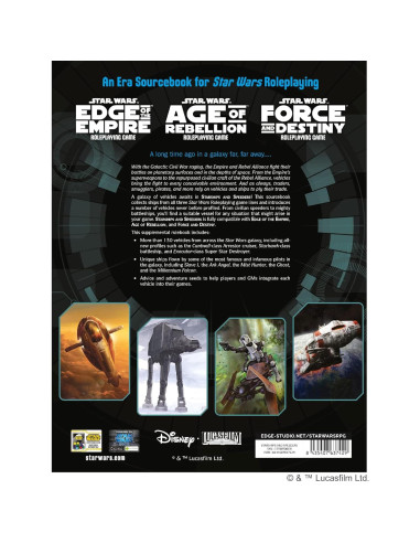 Libro de Rol Star Wars Naves Estelares y Velocímetros - Edge Studio