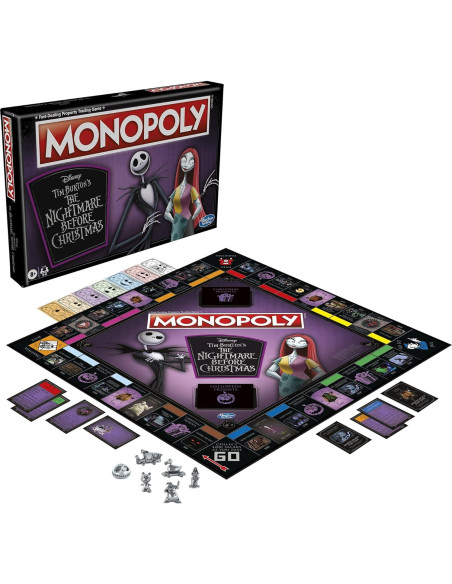 Monopoly Disney El extraño mundo de Jack Hasbro - Juego de mesa Monopoly Disney El extraño mundo de Jack Hasbro - Juego de mesa