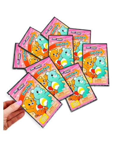 Conjunto de Fiesta Mini Care Bears - 24 Paquetes con Libros y Stickers
