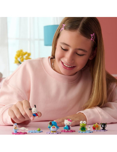 Minifiguras Hello Kitty y Amigos BLDR Paquete de 6 - 3.81 cm