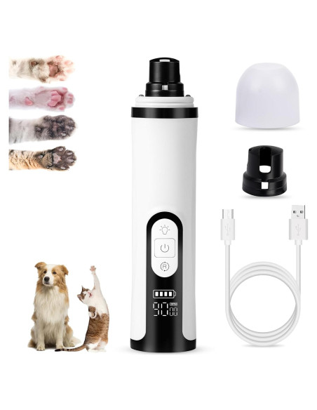 Cortauñas Eléctrico PetProX para Perros y Gatos - Silencioso, Recargable, 3 Velocidades Cortauñas Eléctrico PetProX para Perros y Gatos - Silencioso, Recargable, 3 Velocidades