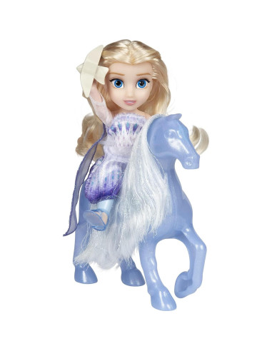 Muñeca Petite Elsa Reina de Nieve con Water Nokk - Disney