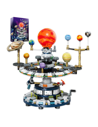 Juego de Construcción Sistema Solar Rotativo Loyratche 963 Piezas