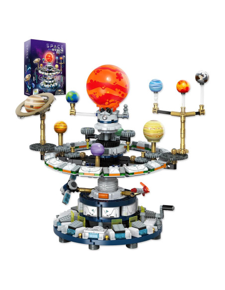 Juego de Construcción Sistema Solar Rotativo Loyratche 963 Piezas Juego de Construcción Sistema Solar Rotativo Loyratche 963 Piezas