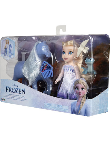 Muñeca Petite Elsa Reina de Nieve con Water Nokk - Disney