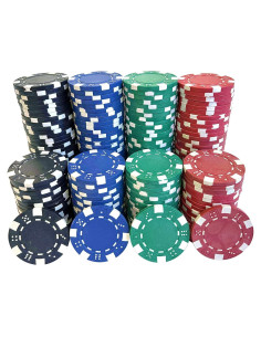 Fichas de Póker Seetooogames 200 Piezas 11.5g 4 Colores