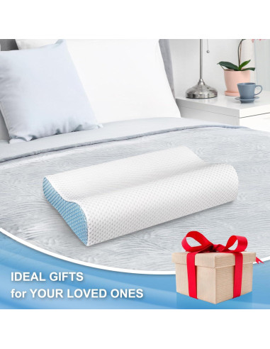 Almohada Cervical Ergonómica Pwperry Espuma Viscoelástica 60x35cm