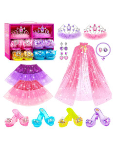 Set de Vestir Princesa Jeowoqao para Niñas 3-6 Años