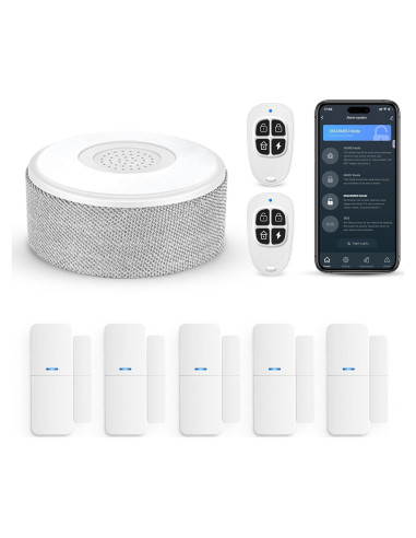 Sistema de Alarma Inalámbrico Tolviviov 8 Piezas con Control APP