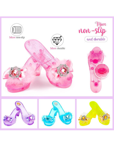 Set de Vestir Princesa Jeowoqao para Niñas 3-6 Años