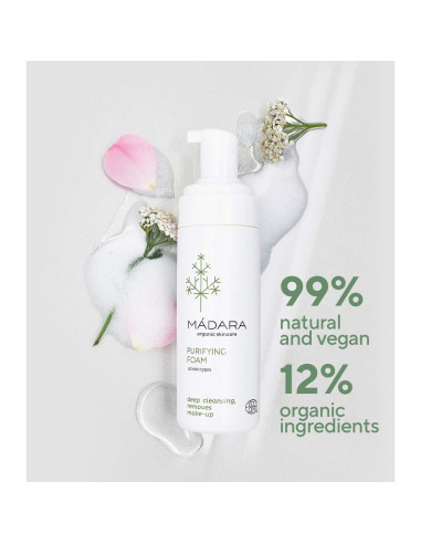 Espuma Limpiadora Hidratante MÁDARA 141.75g - Orgánica