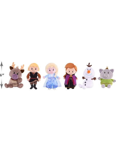 Conjunto de Peluches Disney Frozen 2 Just Play - Anna, Elsa, Olaf y más Conjunto de Peluches Disney Frozen 2 Just Play - Anna, Elsa, Olaf y más