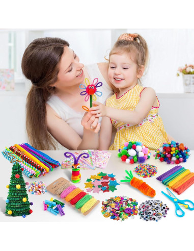 Kit de Manualidades Sundaymot 2000 Piezas para Niños 6-10 Años