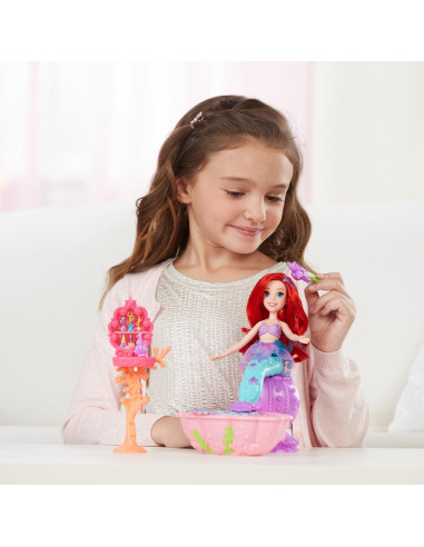 Spa de Cambio de Color Ariel Disney - Muñeca y Accesorios