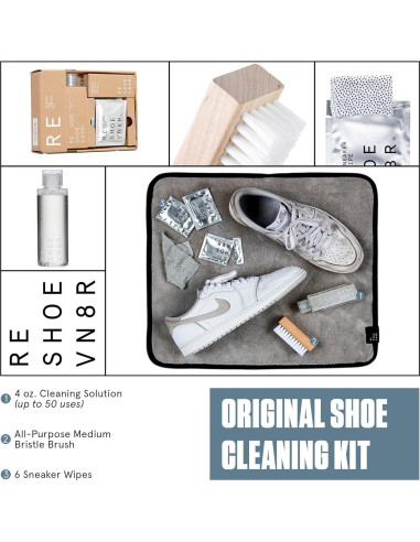 Kit de Limpieza de Zapatos Reshoevn8r - Set Premium 118ml