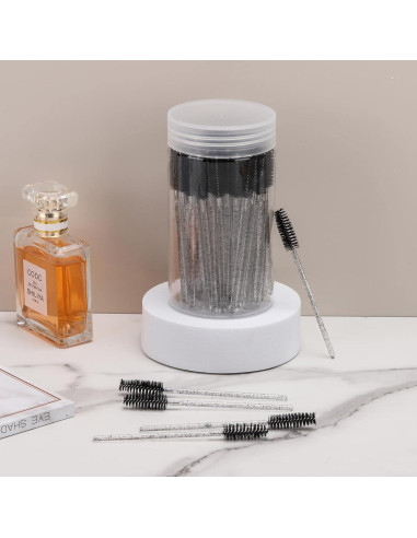 100 Varitas Desechables para Pestañas Tbestmax con Contenedor