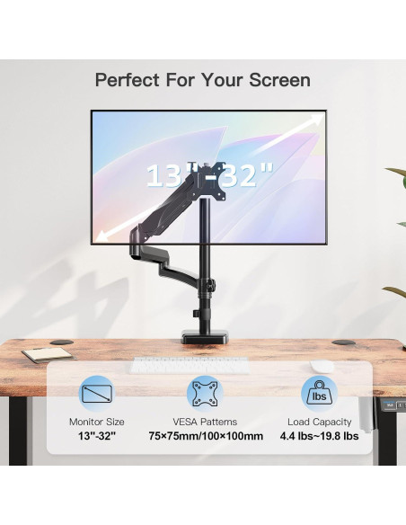 Soporte de Monitor MOUNTUP Ajustable 13-32" 9kg VESA Soporte de Monitor MOUNTUP Ajustable 13-32" 9kg VESA