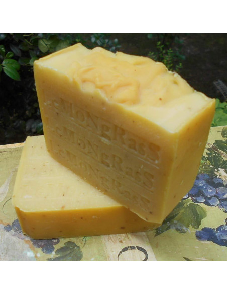 Jabón Natural de Hierba Limón Hecho a Mano 198g - Natural Handcrafted Soap Jabón Natural de Hierba Limón Hecho a Mano 198g - Natural Handcrafted Soap